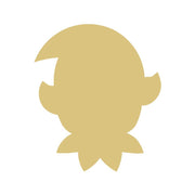 Basic Shape Elf MDF Cutout Holiday Silhouette - Unfinished For DIY