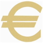 Basic Shape Euro Symbol MDF Cutout Currency Sign - Unfinished For DIY