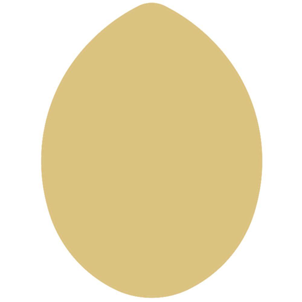 Basic Shape Egg MDF Cutout Silhouette - Unfinished For DIY