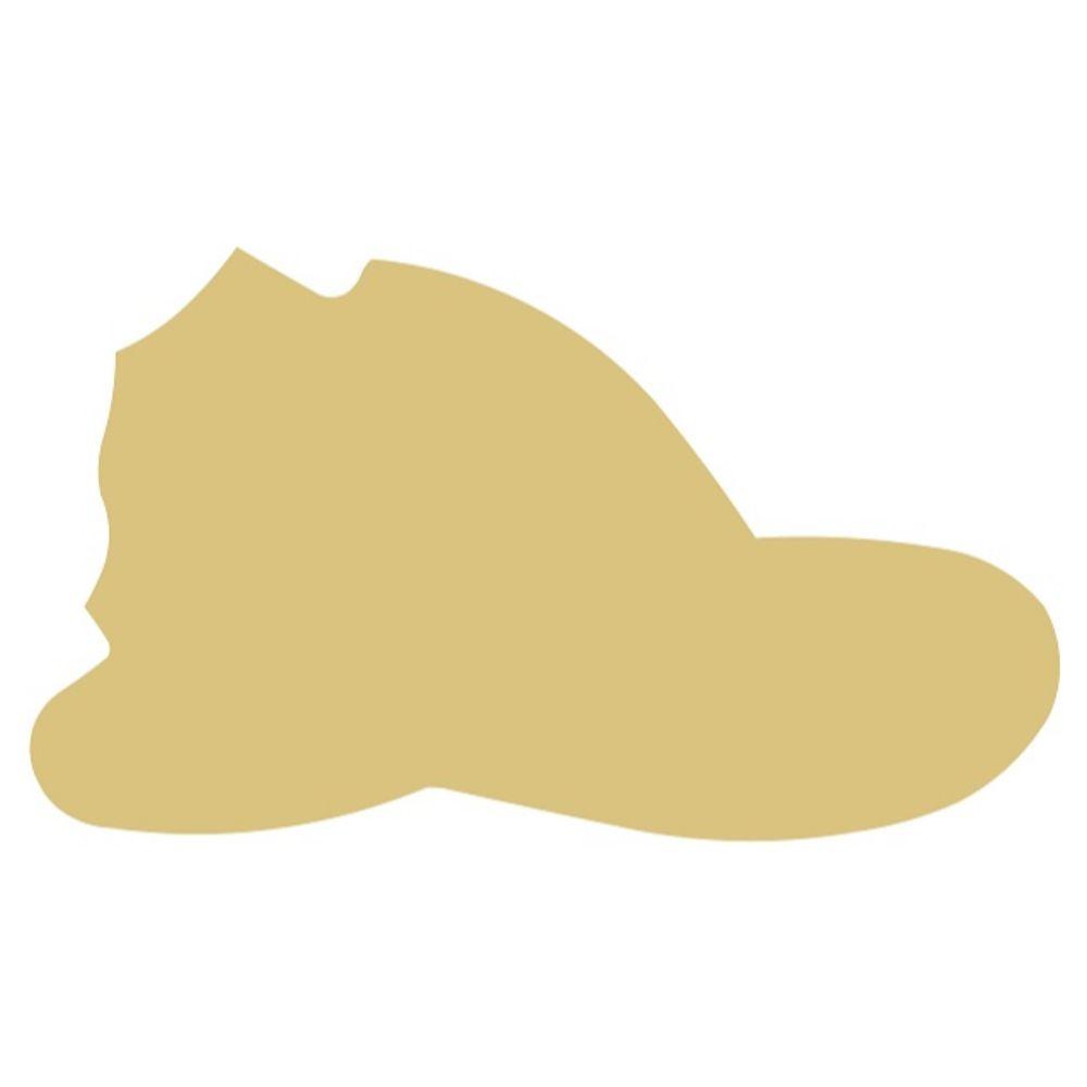 Basic Shape Firefighter Hat MDF Cutout Silhouette - Unfinished For DIY