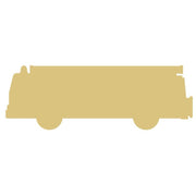 Basic Shape Pumper Fire Truck MDF Cutout Silhouette - Unfinished For DIY