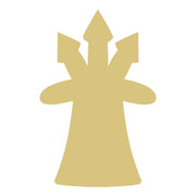 Basic Shape Firework MDF Cutout In Top Hat Silhouette  - Unfinished For DIY