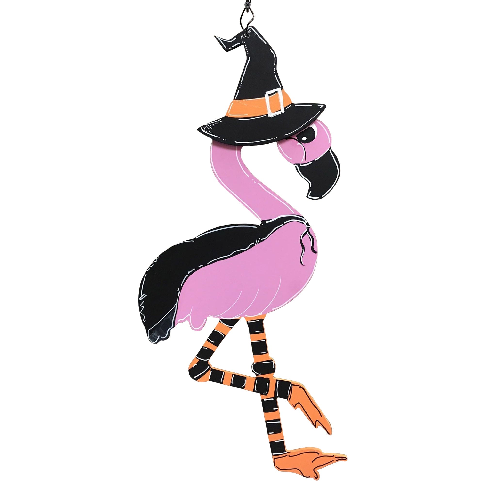 Basic Shape Flamingo MDF Cutout Tropical Decor - Unfinished For DIY