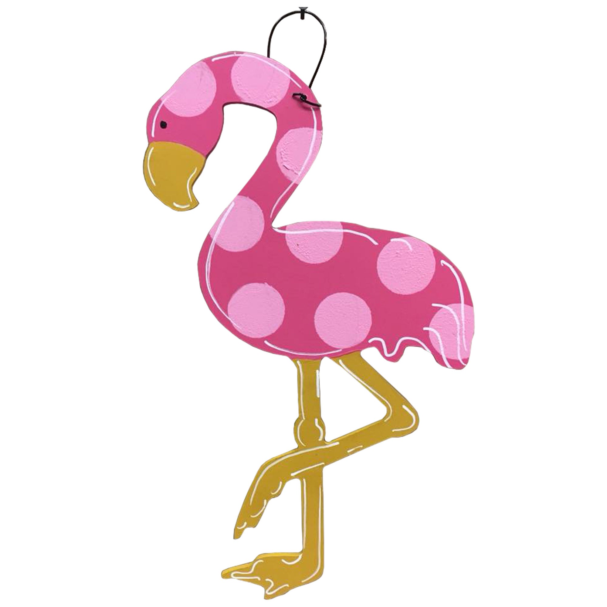 Basic Shape Flamingo MDF Cutout Tropical Decor - Unfinished For DIY