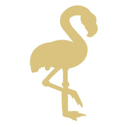Basic Shape Flamingo MDF Cutout Tropical Decor - Unfinished For DIY
