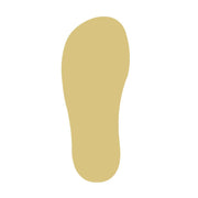 Basic Shape Flip Flop MDF Cutout Beach Sandal Silhouette - Unfinished For DIY