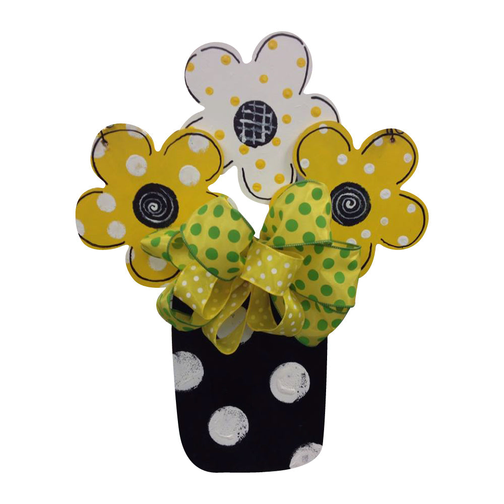 Basic Shape Flower MDF Cutout Five-Petal Blossom - Unfinished For DIY