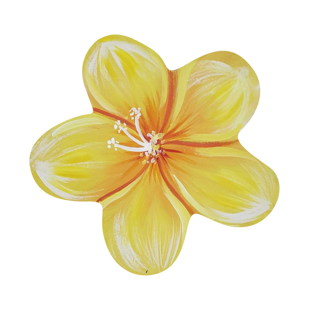 Basic Shape Flower MDF Cutout Five-Petal Blossom - Unfinished For DIY