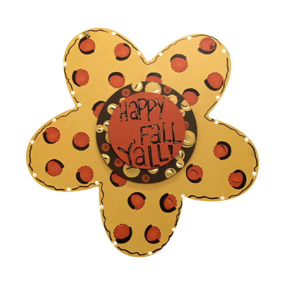 Basic Shape Flower MDF Cutout Five-Petal Blossom - Unfinished For DIY