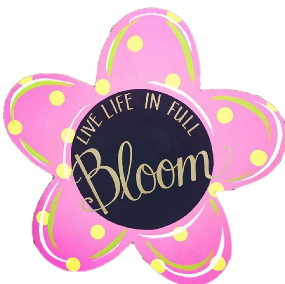 Basic Shape Flower MDF Cutout Five-Petal Blossom - Unfinished For DIY
