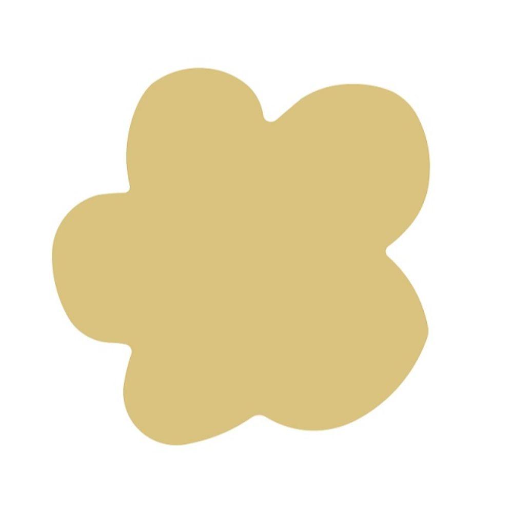 Basic Shape Flower MDF Cutout Floral Silhouette Style 2 - Unfinished For DIY