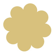 Basic Shape Flower MDF Cutout Floral Silhouette Style 7 - Unfinished For DIY