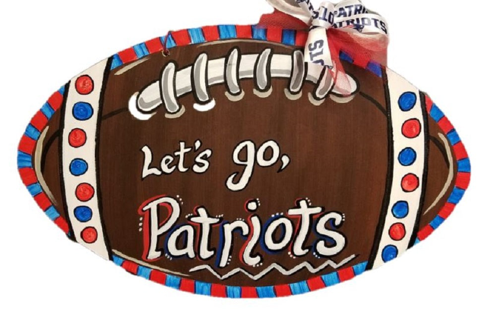 Basic Shape Football MDF Cutout Silhouette - Unfinished For DIY