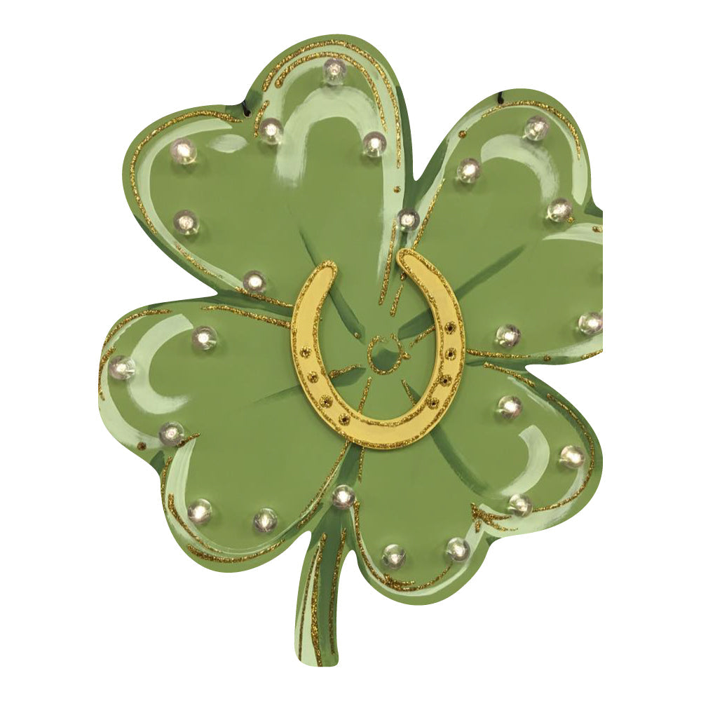 Basic Shape Horseshoe MDF Cutout Nail Holes Pattern - Unfinished For DIY