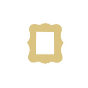Basic Shape Square Frame MDF Cutout Ornate Border - Unfinished For DIY