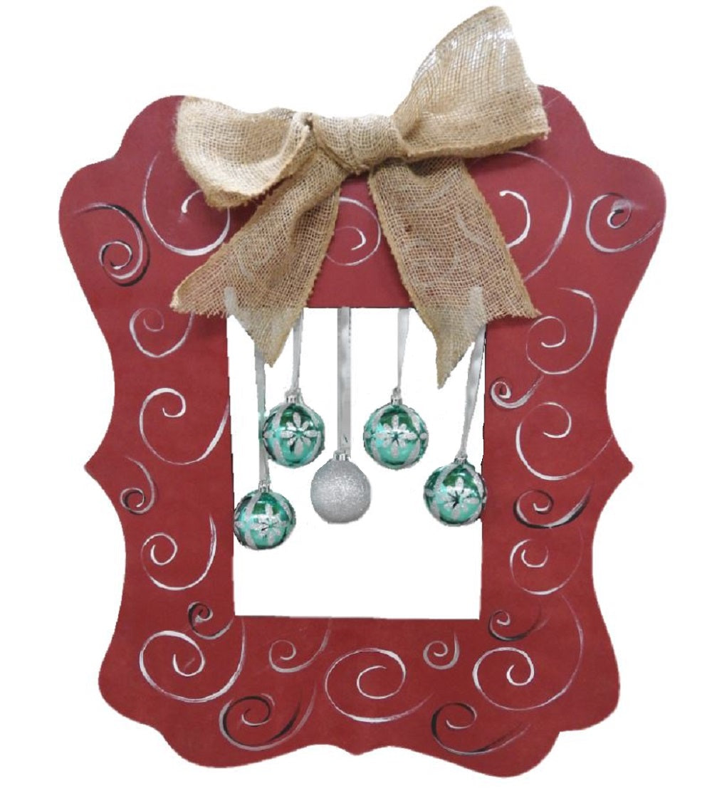 Basic Shape Ornate Baroque Frame MDF Cutout Decorative Picture Frame - Unfinished For DIY