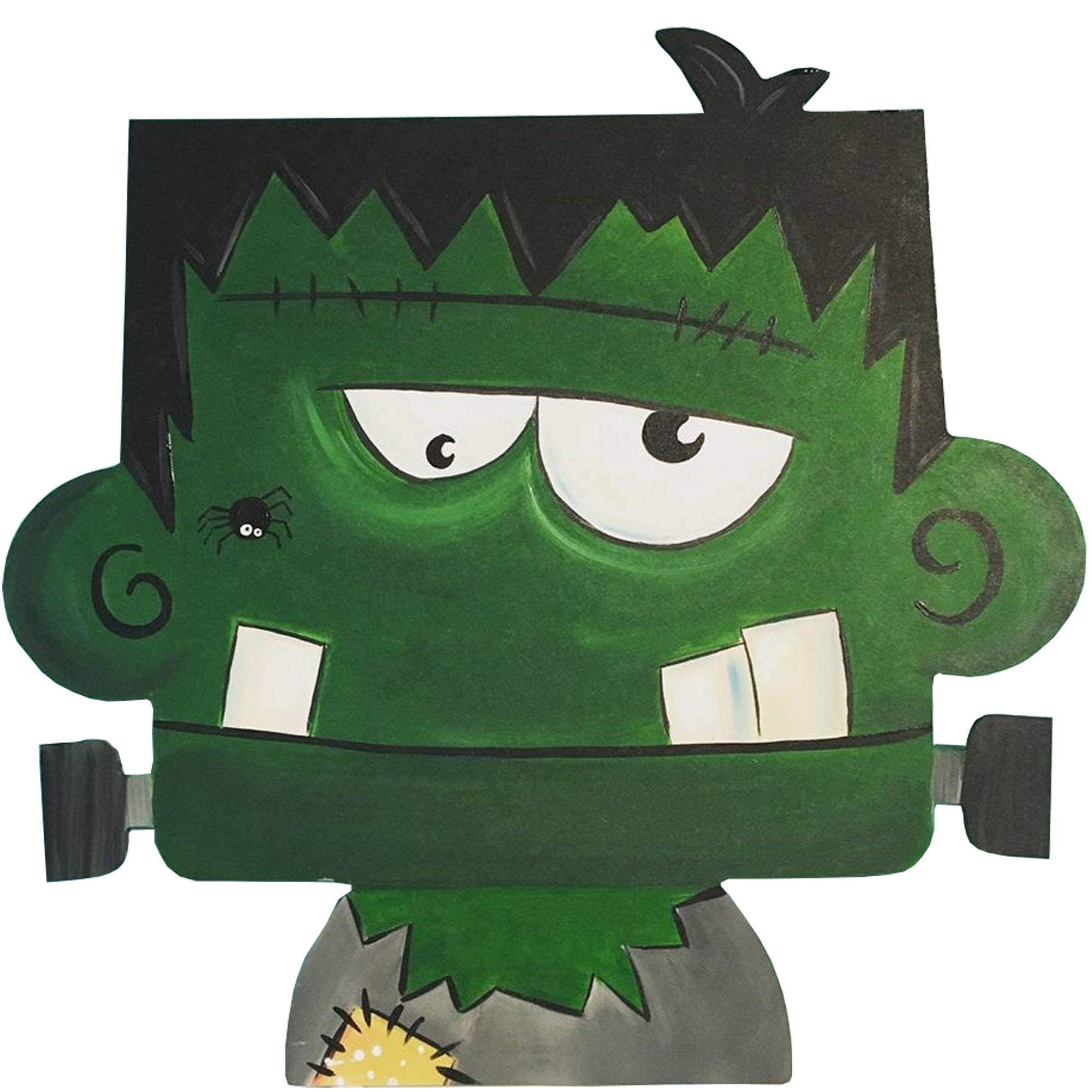 Basic Shape Frankenstein MDF Cutout Frankenstein Silhouette - Unfinished For DIY