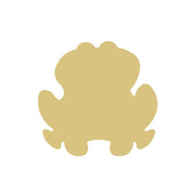 Basic Shape Frog MDF Cutout Silhouette Style 2 - Unfinished For DIY
