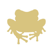 Basic Shape Frog MDF Cutout Silhouette Style 6 - Unfinished For DIY