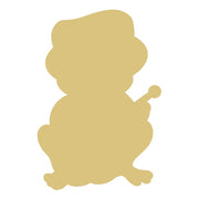 Basic Shape Frog MDF Cutout Whimsical Frog Silhouette - Unfinished For DIY