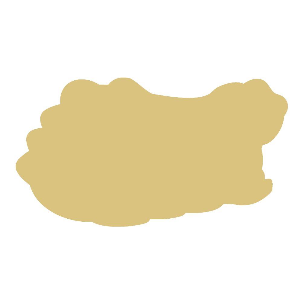 Basic Shape Gator Head MDF Cutout Silhouette - Unfinished For DIY