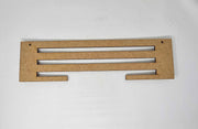 Wreath Rail Form MDF Cutout For Garden Flags - Unfinished For DIY