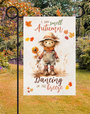 I Can Smell Autumn Dancing Print Shop Garden Flag  - UV Printed For Outdoor Yard Decor