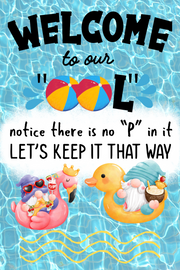Welcome to our OOL Print Shop Garden Flag  - UV Printed For Outdoor Yard Decor