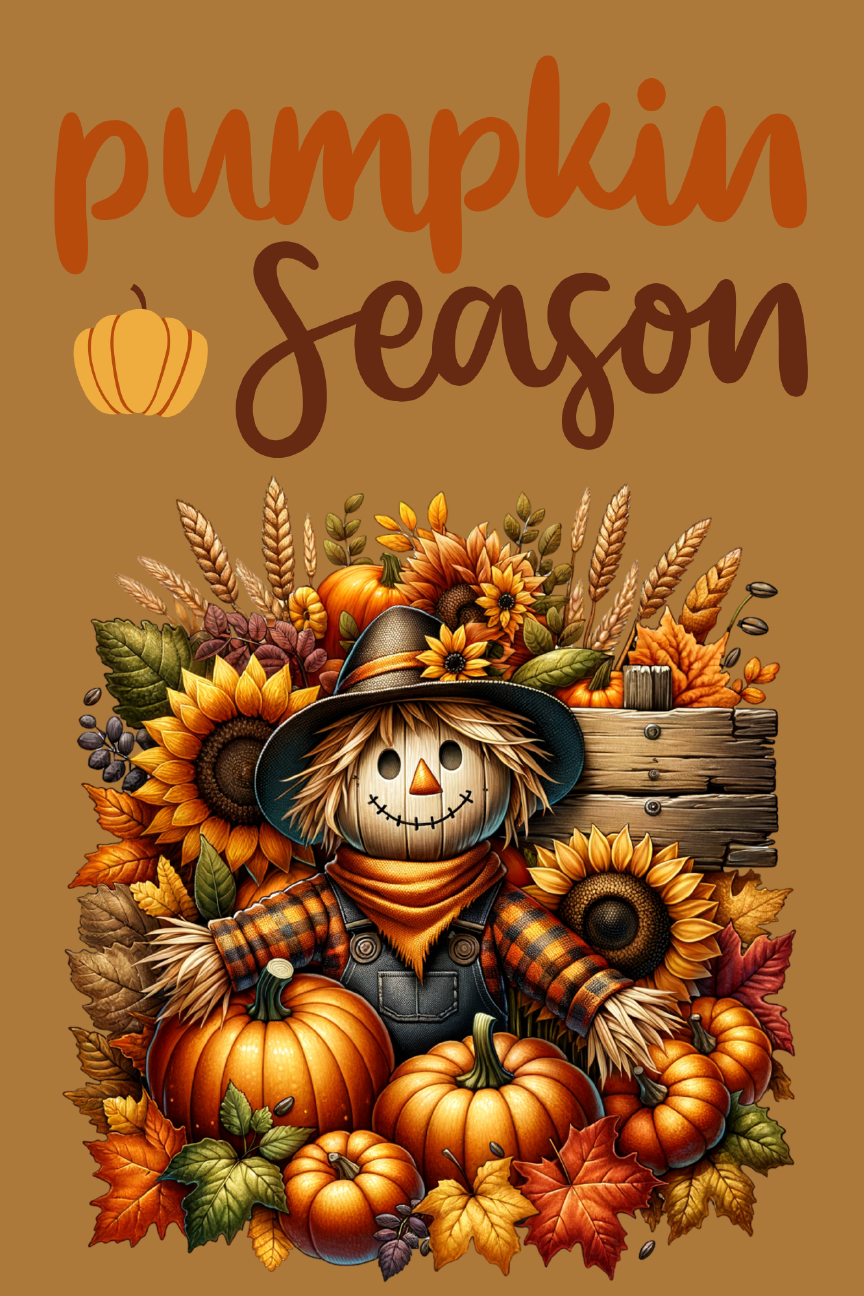 Pumpkin Season Print Shop Garden Flag  - UV Printed For Outdoor Yard Decor