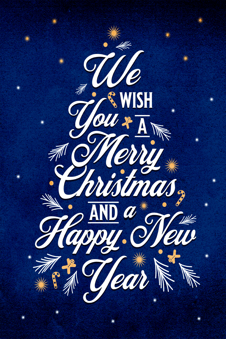 Christmas New Year Print Shop Garden Flag  - UV Printed For Outdoor Yard Decor
