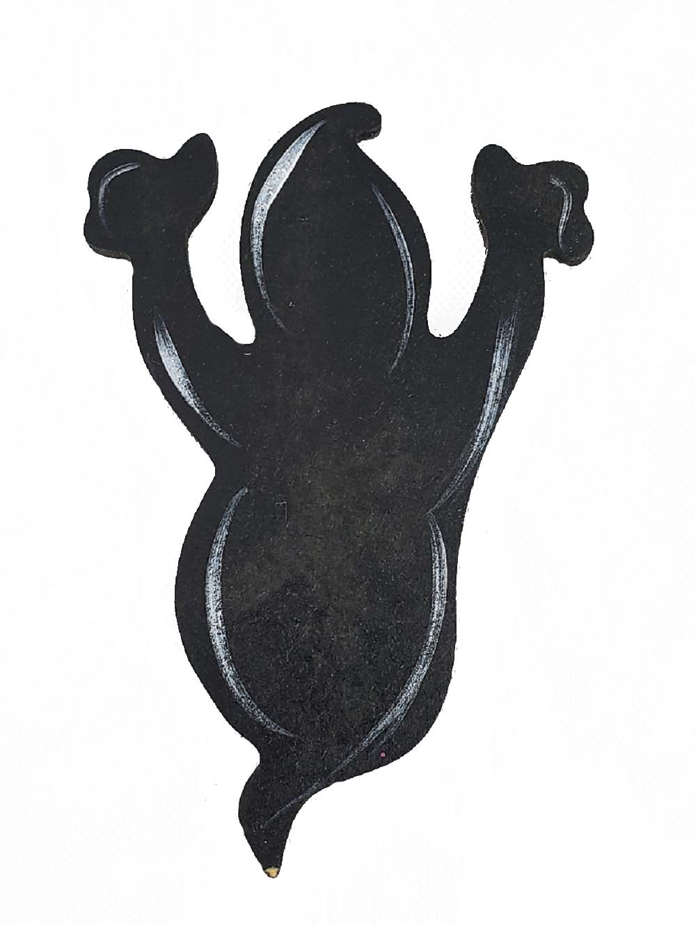 Basic Shape Ghost MDF Cutout Halloween Silhouette Style 1 - Unfinished For DIY