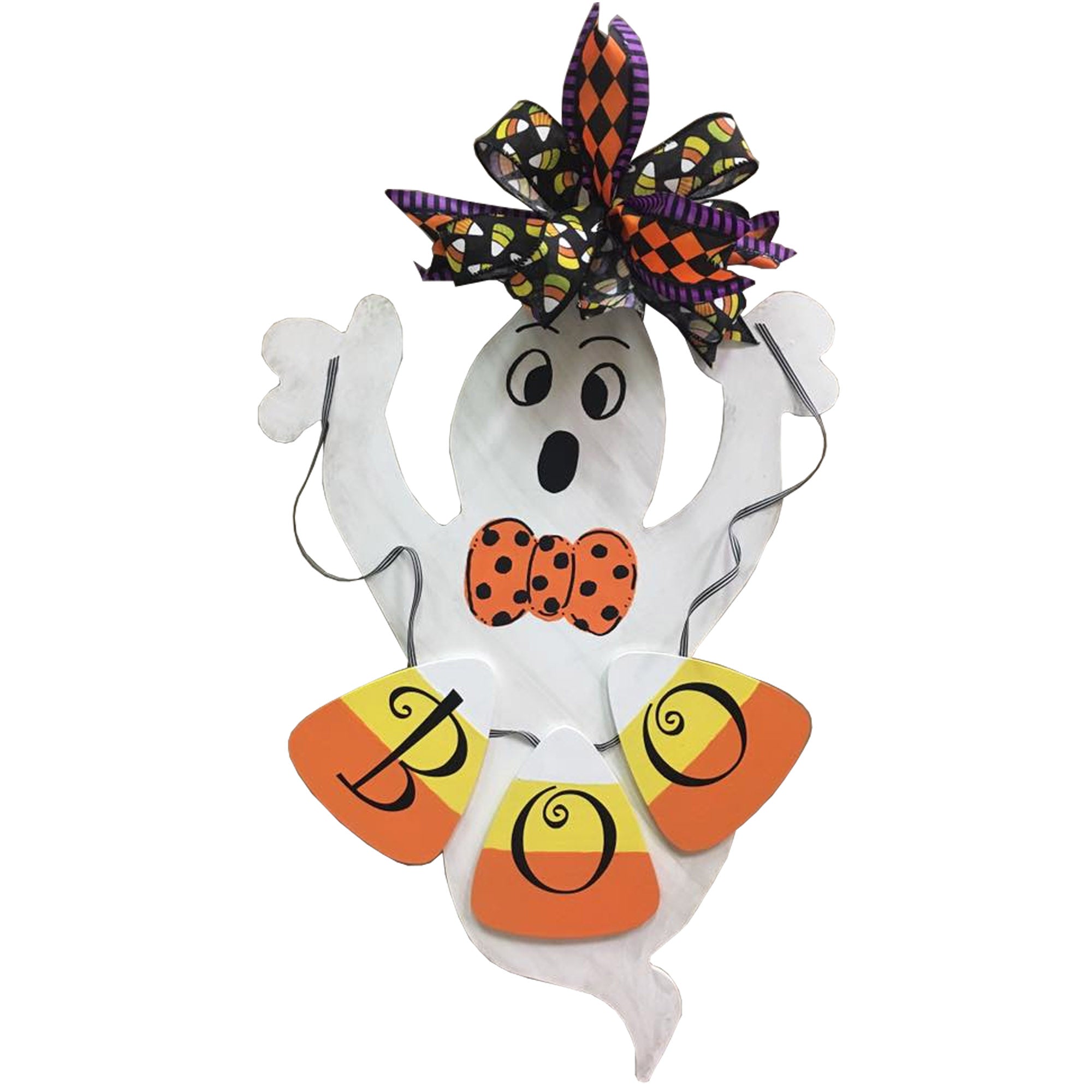 Basic Shape Ghost MDF Cutout Halloween Silhouette Style 1 - Unfinished For DIY