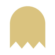 Basic Shape Ghost MDF Cutout Silhouette Style 4 - Unfinished For DIY
