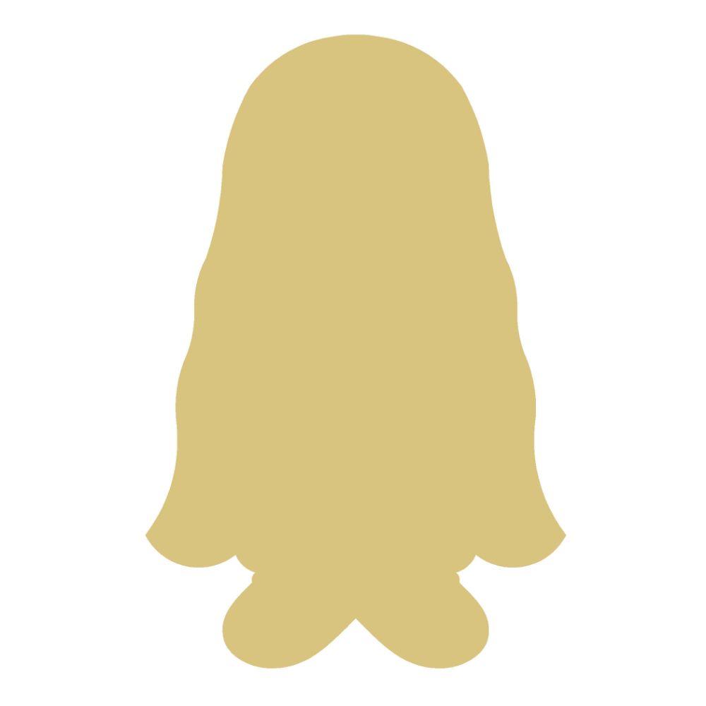 Basic Shape Ghost MDF Cutout Silhouette Style 6 - Unfinished For DIY