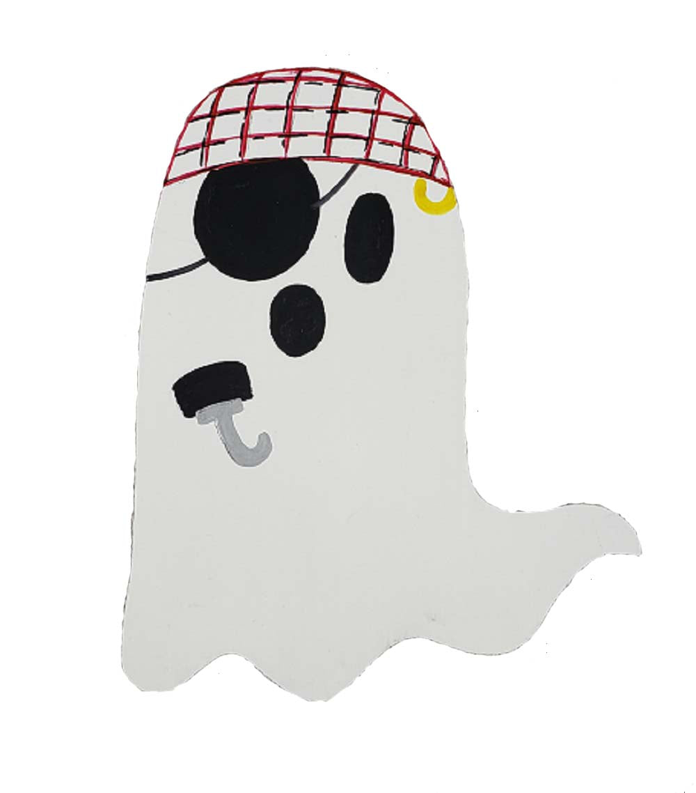 Basic Shape Ghost MDF Cutout Silhouette Style 7 - Unfinished For DIY