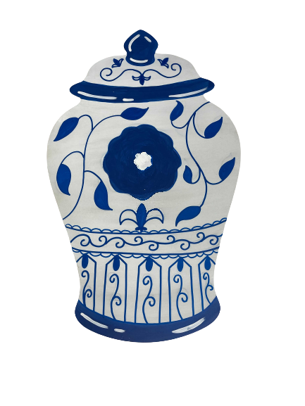 Basic Shape Ginger Jar MDF Cutout Ginger Jar Silhouette - Unfinished For DIY