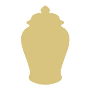 Basic Shape Ginger Jar MDF Cutout Ginger Jar Silhouette - Unfinished For DIY