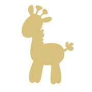 Basic Shape Giraffe MDF Cutout Giraffe Silhouette - Unfinished For DIY