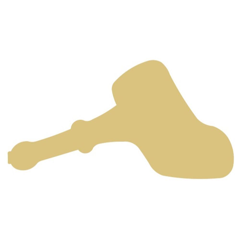 Basic Shape Glass Pipe MDF Cutout Silhouette - Unfinished For DIY