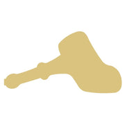 Basic Shape Glass Pipe MDF Cutout Silhouette - Unfinished For DIY