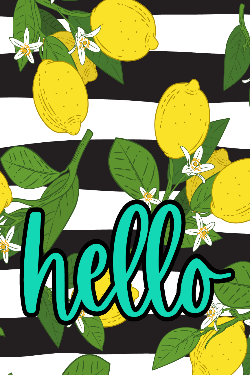 GRACIE MAE GIFTS HELLO WITH LEMONS
