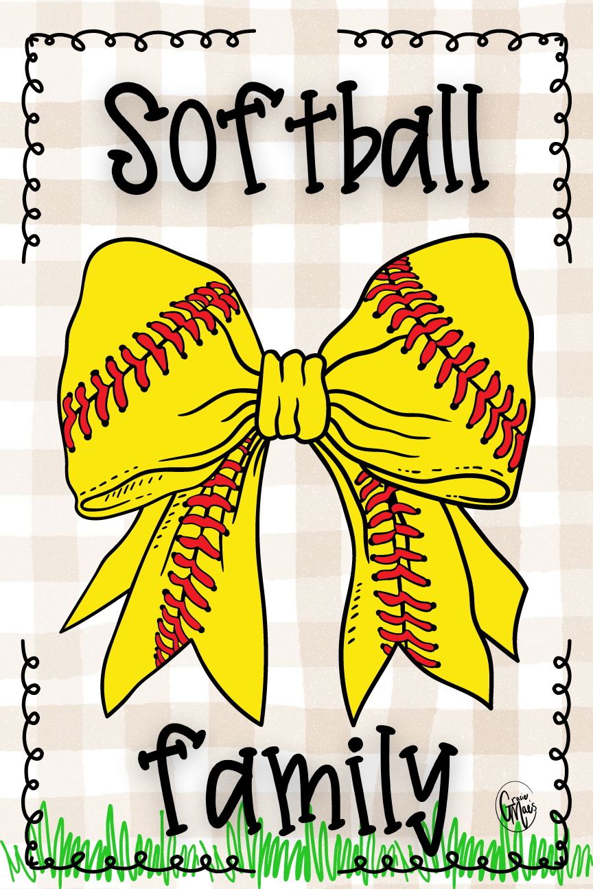 GRACIE MAE GIFTS SOFTBALL FAMILY