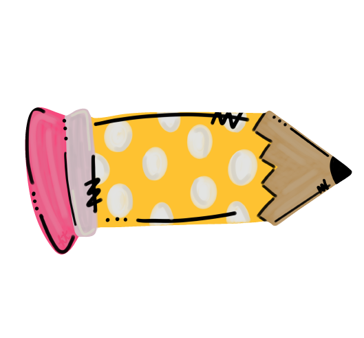 GRACIE MAE GIFTS PENCIL WITH DOTS