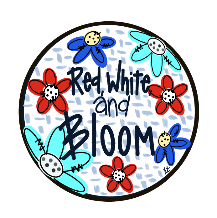 GRACIE MAE GIFTS RED WHITE AND BLOOM
