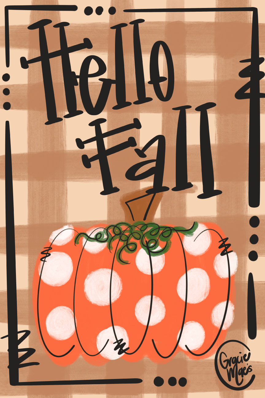 GRACIE MAE GIFTS HELLO FALL