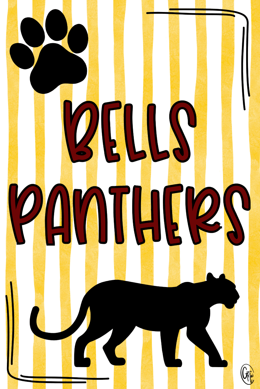 GRACIE MAE GIFTS BELLS PANTHERS