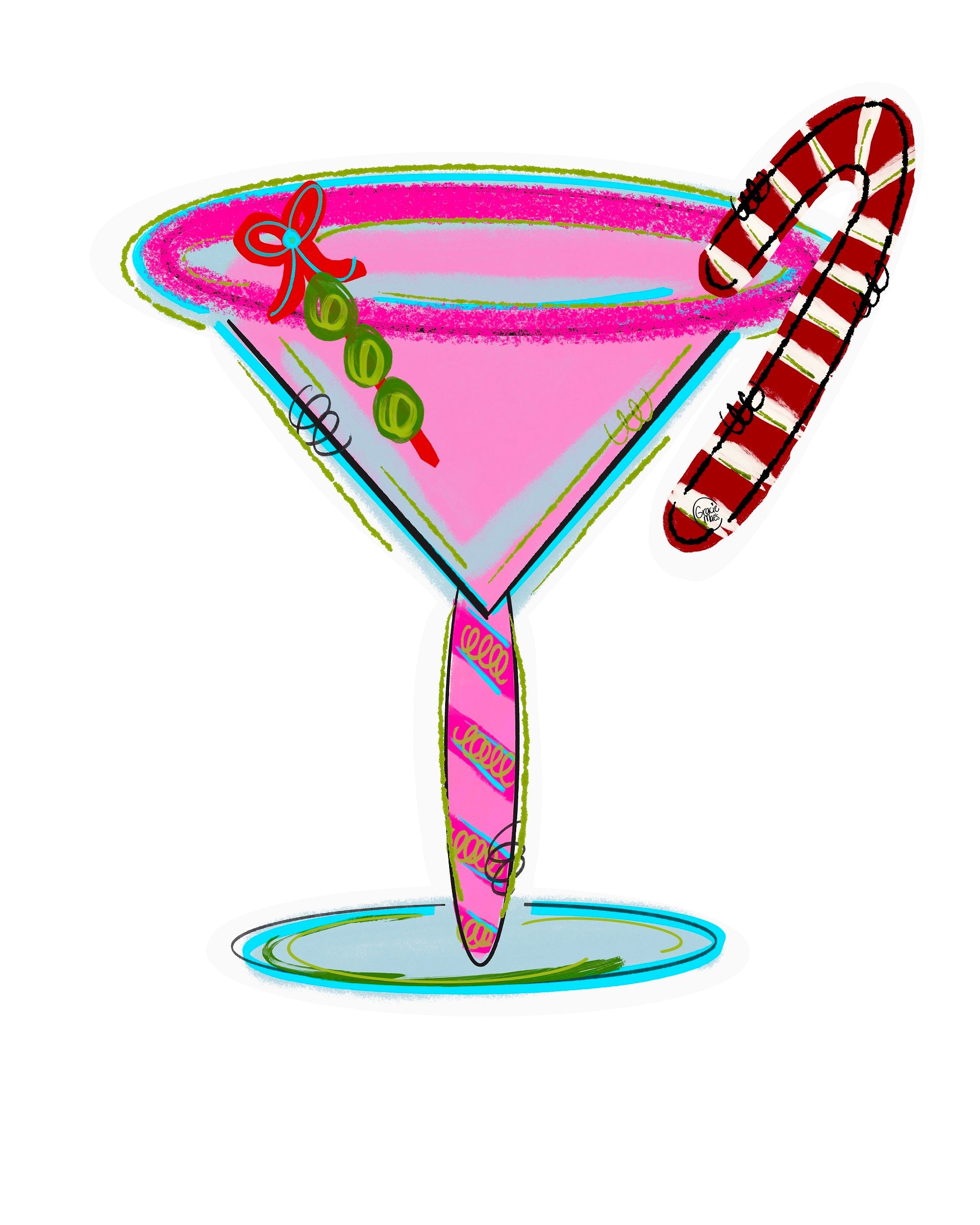 GRACIE MAE GIFTS CANDY CANE DRINK