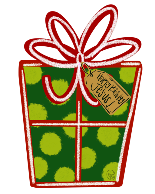 GRACIE MAE GIFTS HAPPY BIRTHDAY JESUS PRESENT