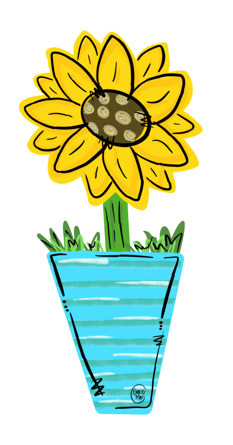 GRACIE MAE GIFTS SUNFLOWER IN PLANTER