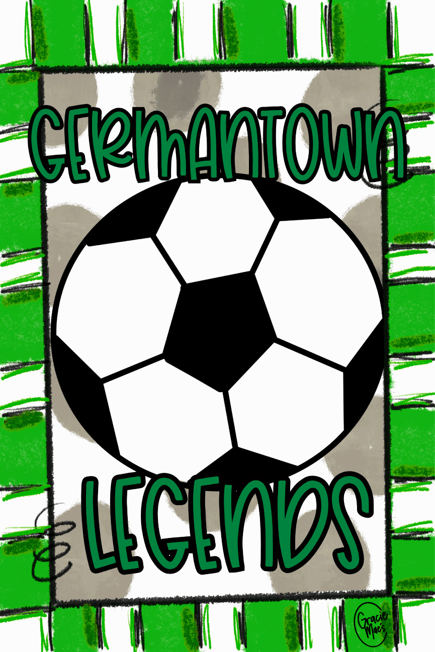 GRACIE MAE GIFTS GERMANTOWN LEGENDS SOCCER BALL
